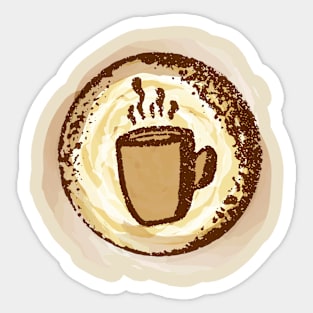 Coffee Mug - Hot Cup of Love Sticker